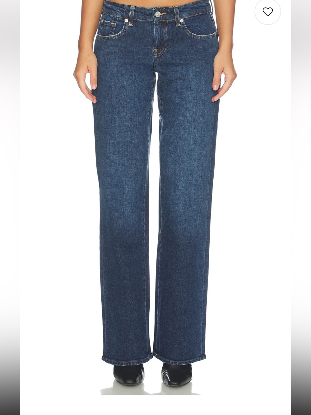 Nwot -New Unworn Low Straight Jean in Indiglow Size 29